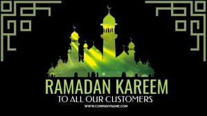 Sort Ramadan Greeting งานนำเสนอ Presentation Template