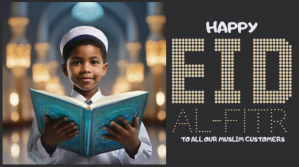 สีดำ Eid Celebration 演示(16:9) Template