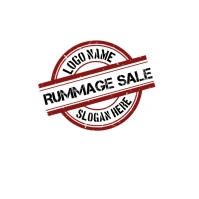 Rmmage\garbage sale logo|flea market logo template