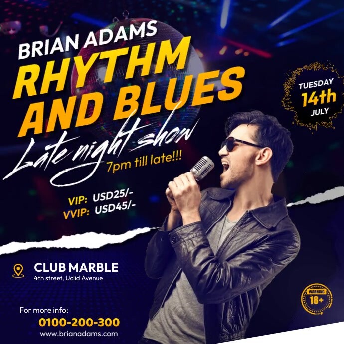 Alternative Rnb Layout RnB Template | PosterMyWall
