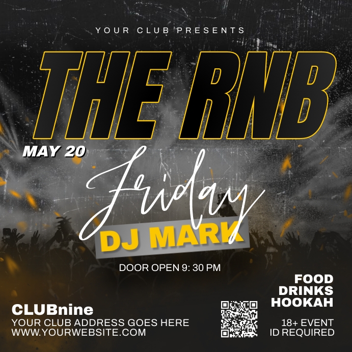 Alternative Rnb Layout rnb Template | PosterMyWall