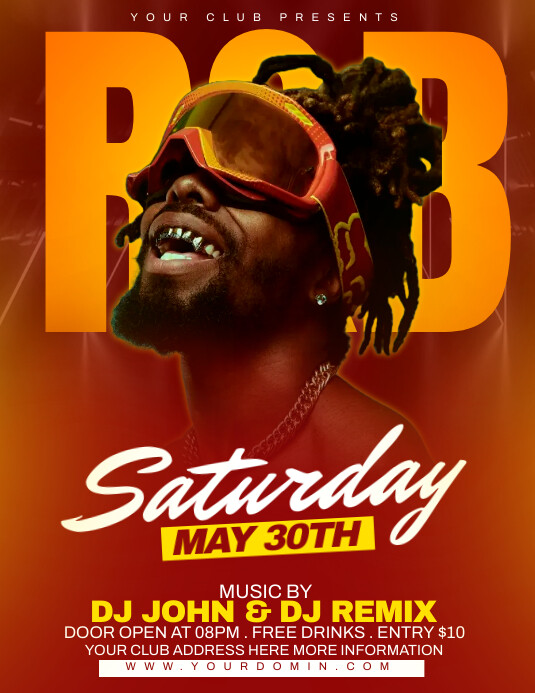 Alternative Rnb Layout rnb flyer Template | PosterMyWall