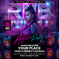 rnb party flyer Сообщение Instagram template