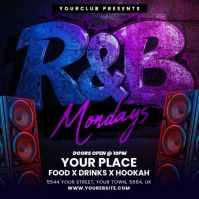 RnB party flyer instagram template