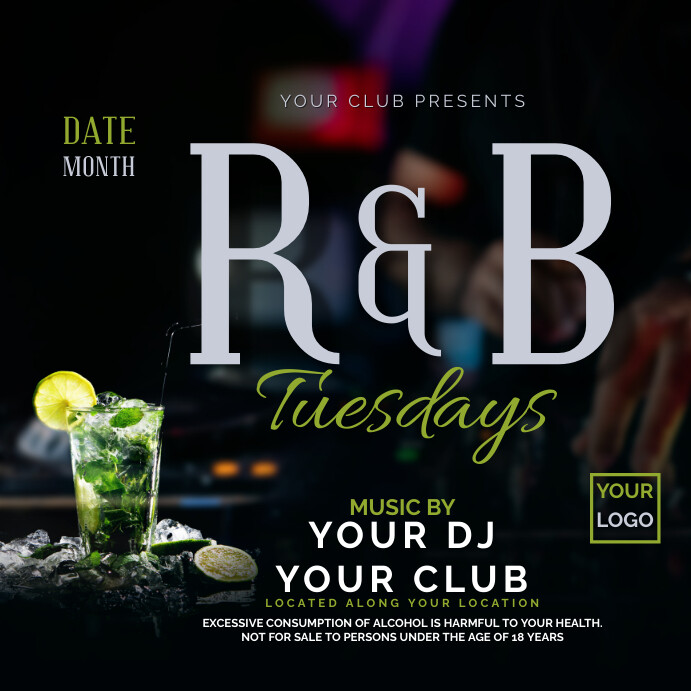 RnB Poster Template | PosterMyWall