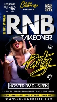 RNB TAKEOVER PARTY FLYER TEMPLATE Instagram Story