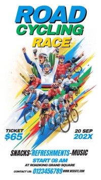 Road Cycling Race Umbukiso Wedijithali (9:16) template