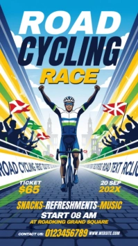 Road Racing Instagram Story template