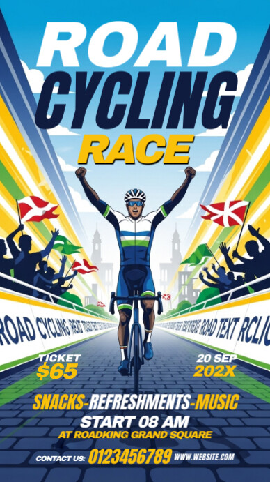 Copy of Road Racing | PosterMyWall