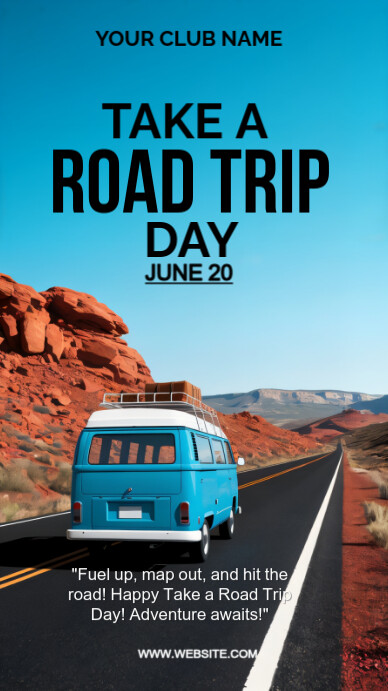 Road trip Instagram Story template