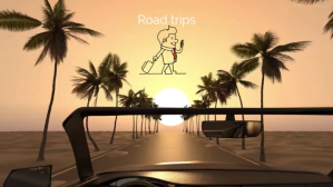 สีน้ำตาล Road trips YouTube Thumbnail Template