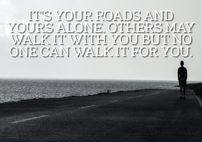 ROADS AND ALONE QUOTE TEMPLATE | PosterMyWall