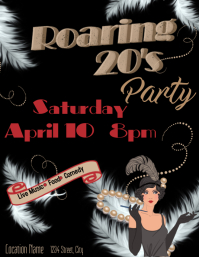 390 Roaring 20s Aanpasbare Ontwerpsjablonen Postermywall