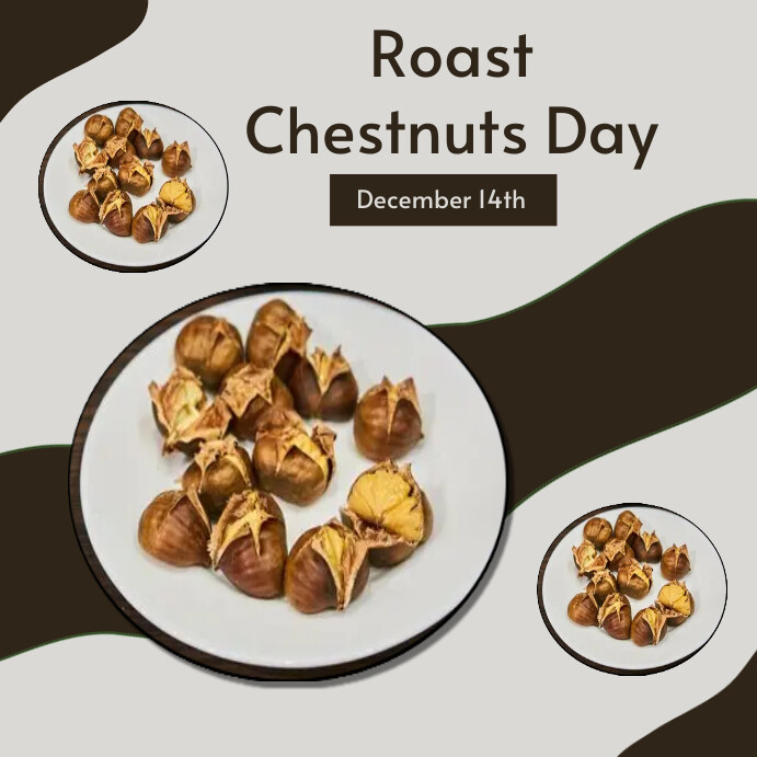 roast chestnuts day Template PosterMyWall