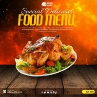 Roasted Video Ads Square (1:1) template