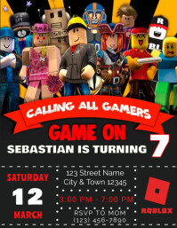 57 Free Templates for 'Roblox birthday' | PosterMyWall