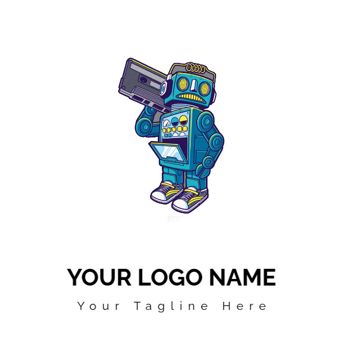 Computer Logo Using Robort Robort Logo Template | PosterMyWall