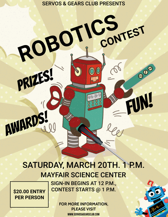Robotics Club Flyer