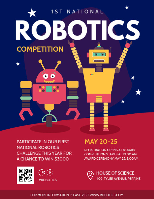 Robotics Boot Camp for Starters Flyer Template | PosterMyWall