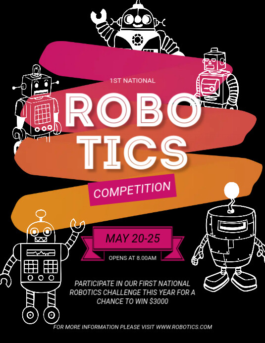 Robotics Competition Boot Camp Flyer Template | PosterMyWall