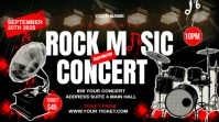 Rock band concert Digital Display (16:9) template