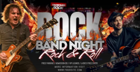 Rock Band Night Template Facebook Group Cover Photo