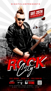 rock city Instagram na Kuwento template