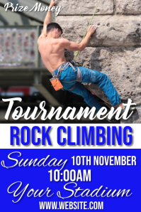 Rock Climbing Template PosterMyWall