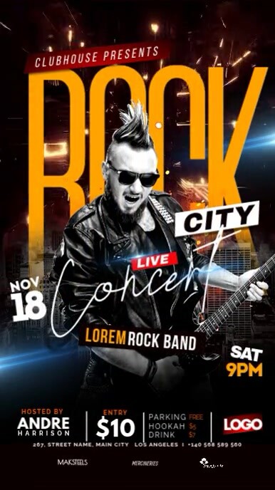 Free Concert Sign 2+ Free Concert/Band Yard Sign Templates | PosterMyWall