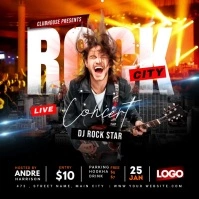 rock concert video ads flyer Iphosti le-Instagram template