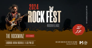 Grunge Live Music Rock Festival Facebook Event Cover template
