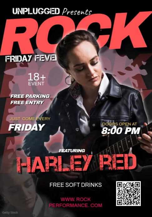 Have A Rocking Friday Rock Friday Template | PosterMyWall