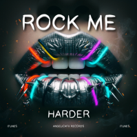 Rock Me Harder Album Artwork Albumcover template