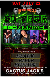 rock night Poster template