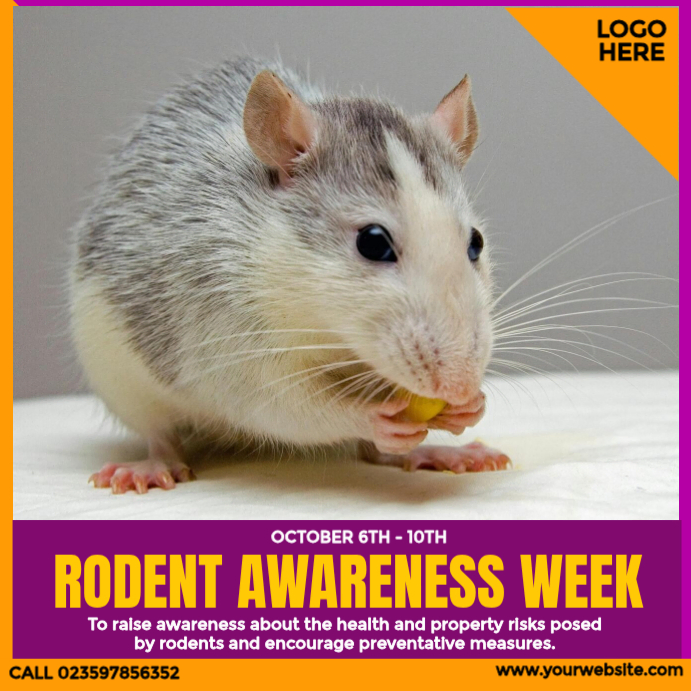 Rodent Awareness Week Template | PosterMyWall