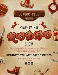 Advertisement For Rodeo Rodeo Flyer Template | PosterMyWall