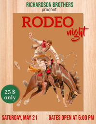 Rodeo Flyer Template | PosterMyWall