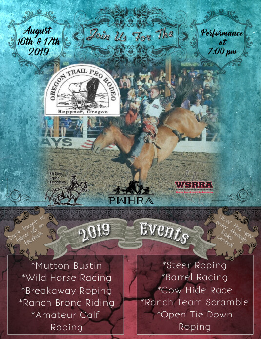 Rodeo Program Design Rodeo 2019 Template | PosterMyWall