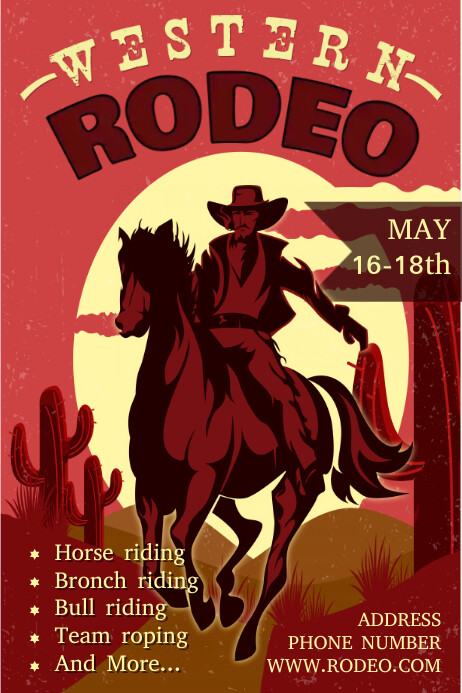 Rodeo Template | PosterMyWall