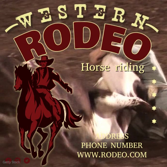 Rodeo Template | PosterMyWall
