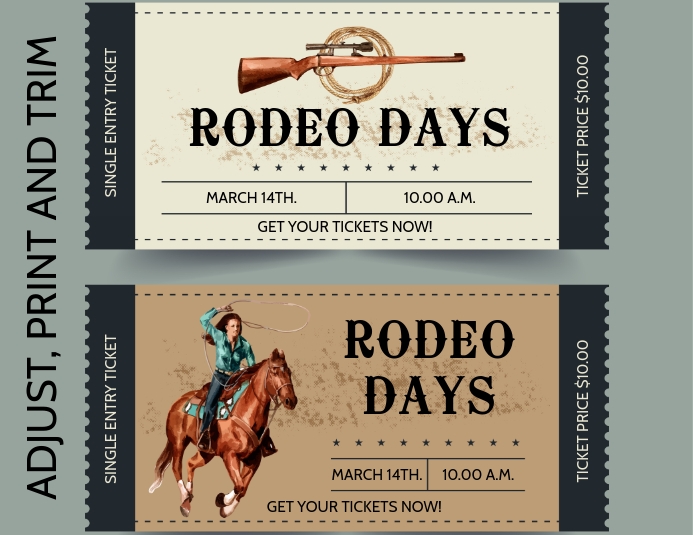 Free Rodeo Template.pdf RODEO Template | PosterMyWall