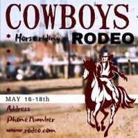 Advertisement For Rodeo Rodeo Ad Template | PosterMyWall