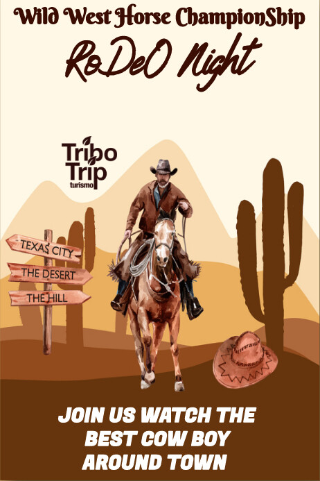rodeo Template | PosterMyWall