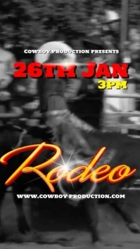 Rodeo event Adsvert Instagram Story template