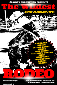 Rodeo Flyer Maker - Use Free Templates! | PosterMyWall