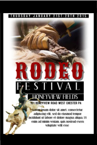 Rodeo Flyer Maker - Use Free Templates! | PosterMyWall