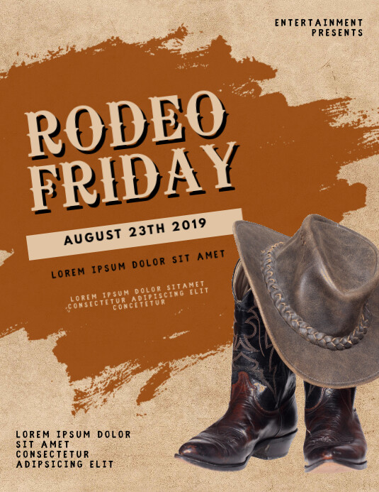 Rodeo Flyer Template PosterMyWall