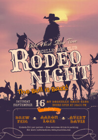Rodeo Flyer Template | PosterMyWall
