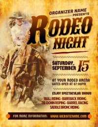 Rodeo, Rodeo Event Flyer Template | PosterMyWall