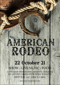 Rodeo Flyer Template | PosterMyWall